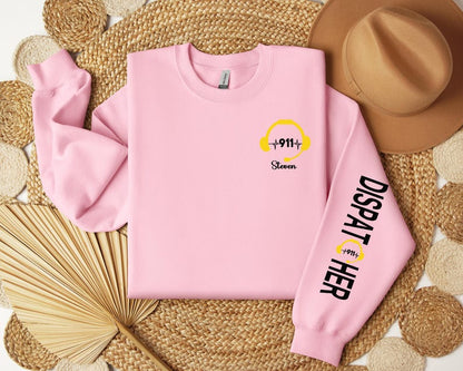 Custom Dispatcher Sweatshirt, 911 Dispatcher Shirt, Gift for Dispatcher, 911 Dispatcher Hoodie, 911 Emergency Sweater, Dispatcher Day Gift