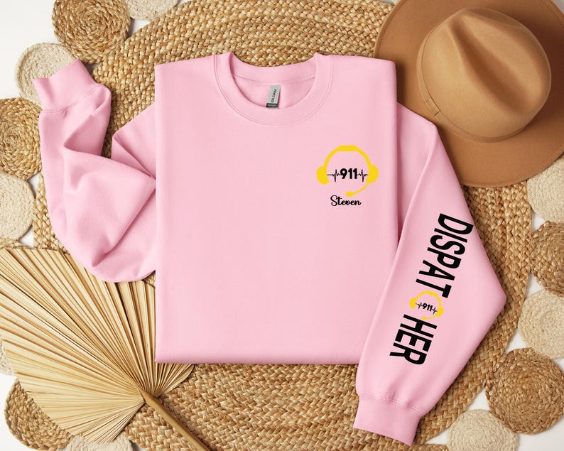 Custom Dispatcher Sweatshirt, 911 Dispatcher Shirt, Gift for Dispatcher, 911 Dispatcher Hoodie, 911 Emergency Sweater, Dispatcher Day Gift
