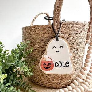 Boo Basket Tag, Halloween Name Tags, Personalized Halloween Tag, Candy Basket Name Tag, Trick or Treat, Boo Bag Name Tag, Boo Basket Filler