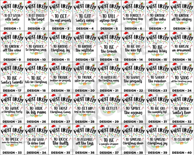 160 Quotes Most Likely to Christmas Shirts, Family Matching Shirt, Most Likely To Shirt, Custom Group Xmas Shirt, Christmas Unisex Pajamas