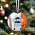 Personalized Multi Sport Ceramic Ornament, Personalized Sports Ornament, Mixed Sport Ornament, Sports Team Gift, Triple Sport Ornament