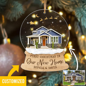 Custom New Home Gift, Custom New Home Photo Ornament, Custom Our New Home Ornament, Housewarming Ornament Gift