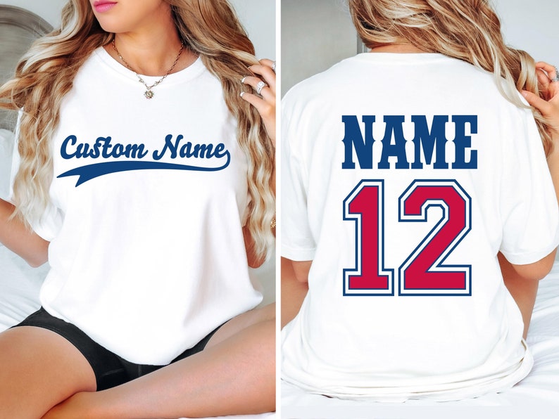 Custom Team Name Jersey T Shirt, Custom Sports Team Name Baseball Shirt, Matching Family Baseball, Personalized Name Shirt, Sports Team Name
