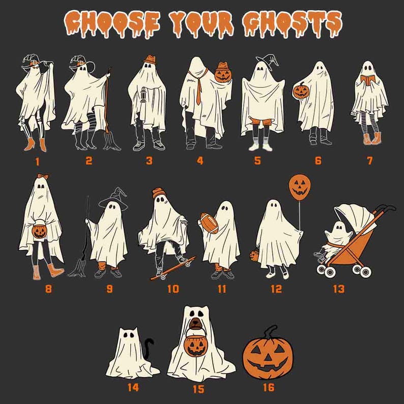 Personalized Ghost Family Suncatcher, Halloween Family Portrait with Pets Window Hanging Ornament Dark Gothic Home Decor, Ghost Dog Cat Gift