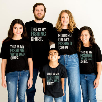 Matching Father Son Fishing Shirts, Daddy and Me Gift