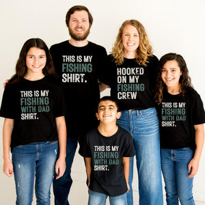 Matching Father Son Fishing Shirts, Daddy and Me Gift