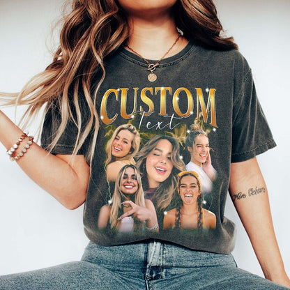 Custom Graphic Photo Vintage Washed Shirt, Family Bootleg Graphic Shirt, Personalize Bootleg Custom, Bachelor Party, Graduation Gift Idea il_794xN.6252120610_sb03.jpg
