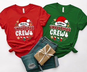 Christmas Crew Family Christmas Shirts, Christmas Crew Shirt, Custom Name Matching Family Christmas Shirt, Xmas Party Outfits