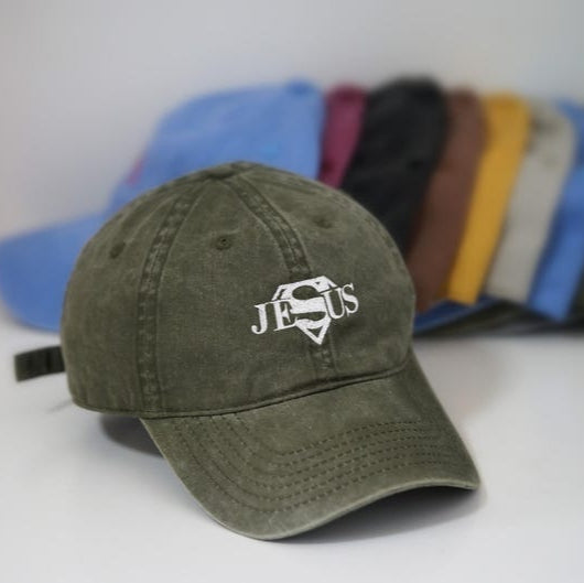 Embroidered JESUS Baseball Cap: Religious Christian Gift