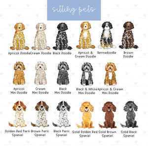 Festive Christmas Mix and Match Pet Garden Flag | Personalized Pet Yard Flag, Goldendoodle, Golden Retriever, Lab, GSP, Spaniel, Cat