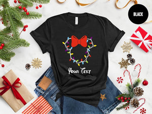 Customized Christmas Shirts, Mickey and Minnie Christmas Shirts, Family Holiday Pajamas, Christmas Group Shirt, Christmas Tee