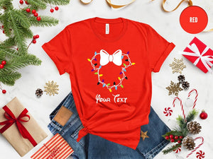 Customized Christmas Shirts, Mickey and Minnie Christmas Shirts, Family Holiday Pajamas, Christmas Group Shirt, Christmas Tee