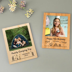 Personalized Photo Magnets, Fridge Magnets Magnetic Photo Gifts, Family Gift, Anniversary Engagement Wedding Gift, Home Decor