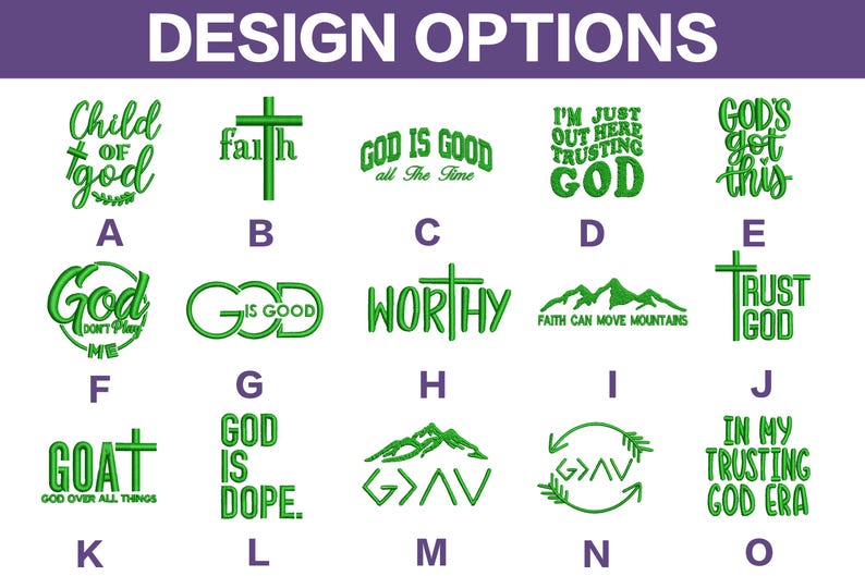 Embroidered Christian Baseball Cap: God Is Good Religious Hat