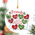 Custom Friends Ornament, Personalized Christmas Ornament, Friend is Tied Together With Heartstrings, Friend Christmas Gift, Friends Keepsake
