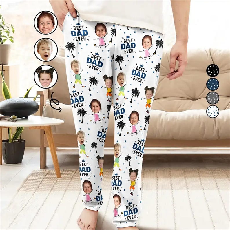 Custom Photo Best Dad Grandpa Ever - Personalized Pajama Pants il_794xN.6264925204_6a3k.jpg
