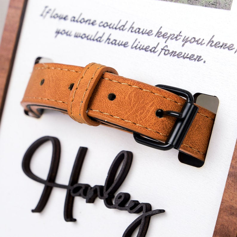 Memorial Pet Collar Sign, Custom Dog Memorial Gifts,Dog Memorial Wood Frame With Collar Holder, Pet Sympathy Gift