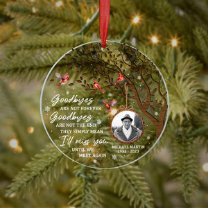 Personalized Memorial Ornament, Memorial Ornaments For Loss Of Loved One, Custom Photo Ornament, Remembrance Ornament, Christmas Gift