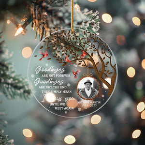 Personalized Memorial Ornament, Memorial Ornaments For Loss Of Loved One, Custom Photo Ornament, Remembrance Ornament, Christmas Gift