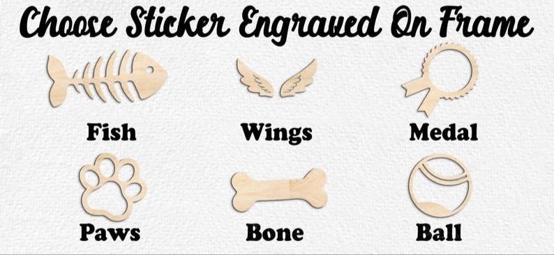 Custom Cat Frame,Cat Memorial Gift,Cat Name Photo Frame,Dog Picture Frame, Pet Memorial, Dog Lover, Cat Lover, Wooden Cat Photo Frame