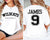 Custom Baseball Team Name and Number Shirt, Gift For Baseball Team Lover,Baseball Mama Shirt,Game Day Women,Front-Back Shirt