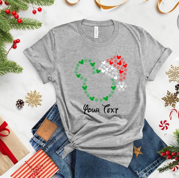 Customized Christmas Shirts, Mickey and Minnie Christmas Shirts, Family Holiday Pajamas, Christmas Group Shirt, Christmas Tee
