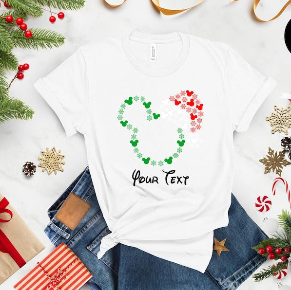 Customized Christmas Shirts, Mickey and Minnie Christmas Shirts, Family Holiday Pajamas, Christmas Group Shirt, Christmas Tee