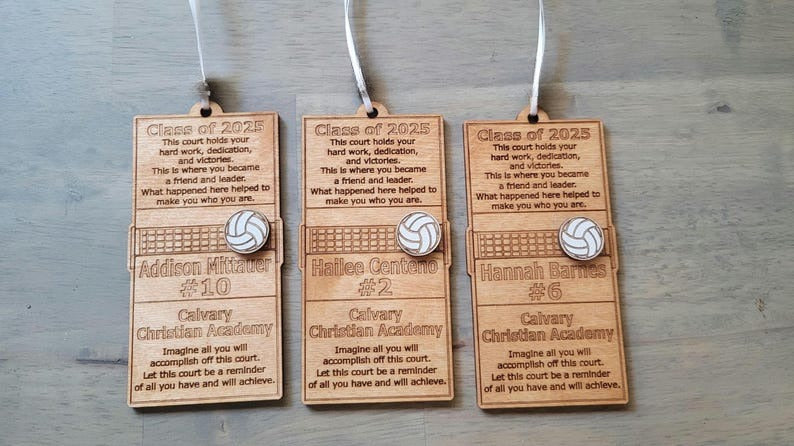 Volleyball Senior Night Gift + Banquet Bouquet Tag + Homecoming Event + Christmas Ornament + Coach Mom Goodie Bag Present + Keepsake