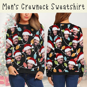 Custom Face Ugly Christmas Sweater: Personalized Photo Sweatshirt Personalized Family Photo Sweater, Custom Face Sweater, Funny Gift For Family