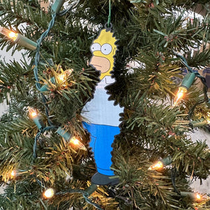 Homer Ornament, Homer Bush Ornament, Funny Ornaments, Meme Ornaments, Secret Santa Gift, White Elephant Gift, Custom Christmas Ornament