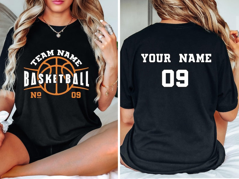 Custom Basketball Shirt, Personalized Basketball Shirt, Basketball Team Name Shirt, Basketball Shirt, Game Day Shirt, Basketball Mom Shirt