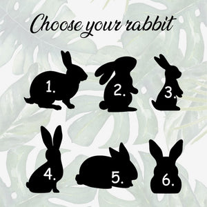 Rabbit Memorial Gift, Rainbow Bridge, Pet Sympathy Gift, Pet Loss Gift, Bunny Loss, Pet Memorial Gift, Rabbit Lover Gift, Bunny Decoration
