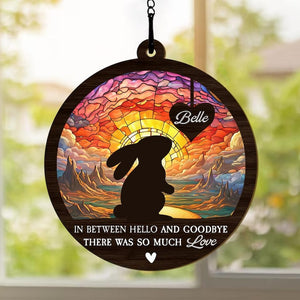 Rabbit Memorial Gift, Rainbow Bridge, Pet Sympathy Gift, Pet Loss Gift, Bunny Loss, Pet Memorial Gift, Rabbit Lover Gift, Bunny Decoration