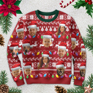 Custom Photo Ugly Christmas Sweatshirt, Family Face Christmas Ugly Sweater, Dog Lover Sweater, Cat Photo Sweatshirt, Christmas Sweater Gift il_794xN.6274089571_juia.jpg