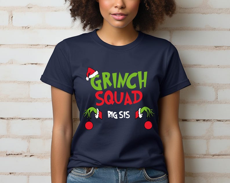 Custom Grinchmas 2024 Shirts, Christmas Grinch Squad Shirt, Christmas Grinch T-Shirts, Merry Christmas 2024 T-Shirts, Christmas Family Shirt