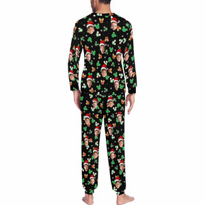 Custom Christmas Pajama Set, Personalized Family Pajamas with Picture, Custom Pajamas with Face, Bachelorette Party Pajama, Christmas Pajama