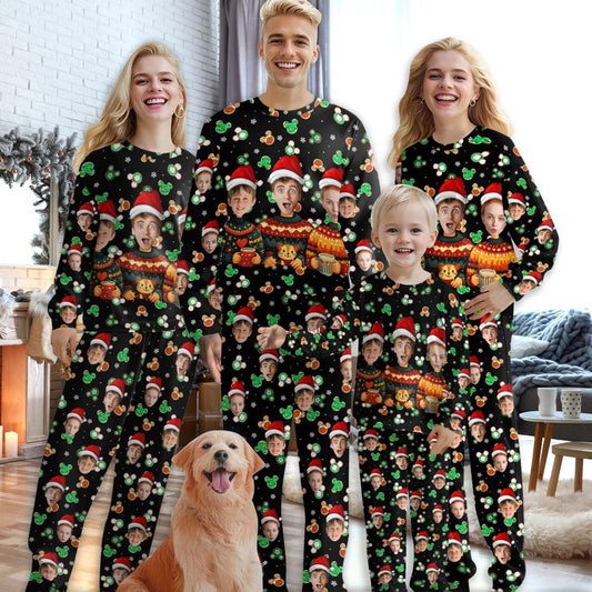 Custom Christmas Pajama Set, Personalized Family Pajamas with Picture, Custom Pajamas with Face, Bachelorette Party Pajama, Christmas Pajama il_794xN.6277071004_1ln6.jpg