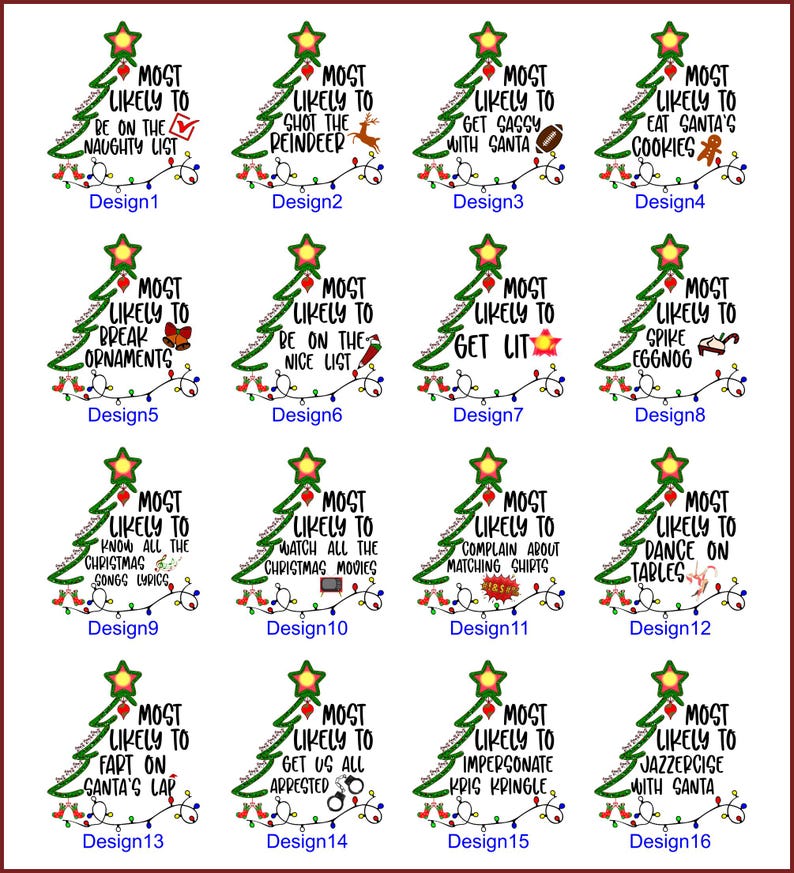 Christmas CUSTOM Sweatshirt,Most Likely Matching Family Christmas Sweatshirt,Funny Christmas Hoodies,Christmas Long Sleeve,Christmas Sweater