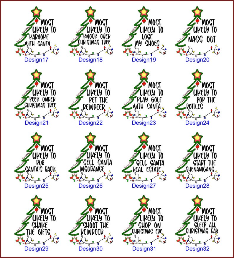 Christmas CUSTOM Sweatshirt,Most Likely Matching Family Christmas Sweatshirt,Funny Christmas Hoodies,Christmas Long Sleeve,Christmas Sweater