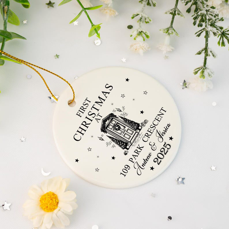 First Christmas In Our New Home, Happy New Home Gift, New Home Tree Decor, Couples Gift, New Home Keepsake Gift, Housewarming Bauble Gift