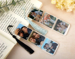 Personalised Photo Bookmark,Custom Acrylic Bookmark for Her,Picture Bookmark,Bookmark For Women,Christmas Gift,Gift For Her,Book Lovers Gift