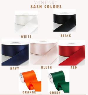 Senior Night 2026 Sashes / homecoming / Graduation / Sports / Custom / High School / Gift / soccer / volleyball / cheer.