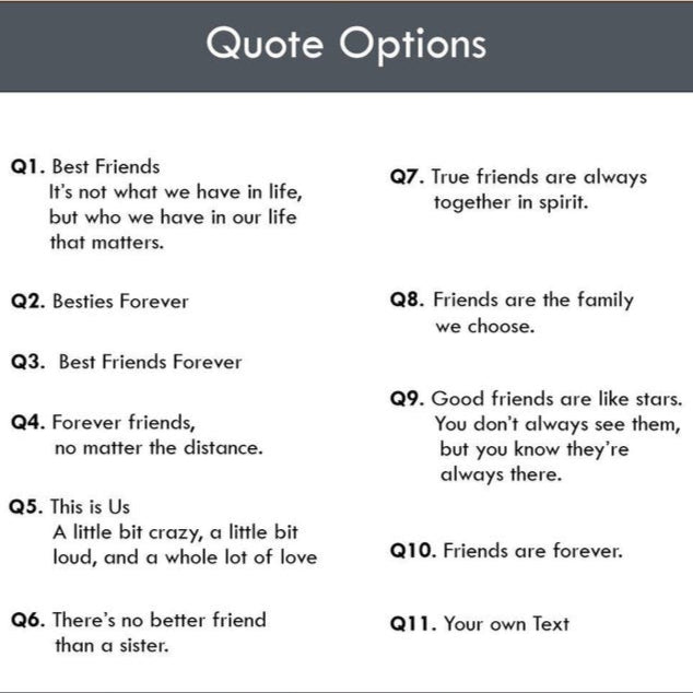 Best Friends Personalized Picture Frame Plaque, Custom 3 Best friends acrylic desk Plaque, Custom Besties Forever Best Friend Birthday Gift