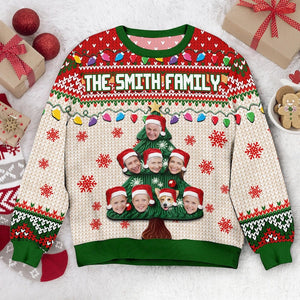 Custom Family Face Tacky Ugly Christmas Sweater, Personalized Family Photo Funny Ugly Sweater, Christmas Sweatshirt, Christmas Party Gift il_794xN.6283177266_jvmv.jpg