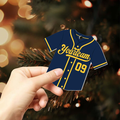 Personalized Baseball Ornament, Baseball Picture Ornament for Kids, Baseball Gift for Coach, Christmas Ornament Gift,Baseball Team Gift 2024