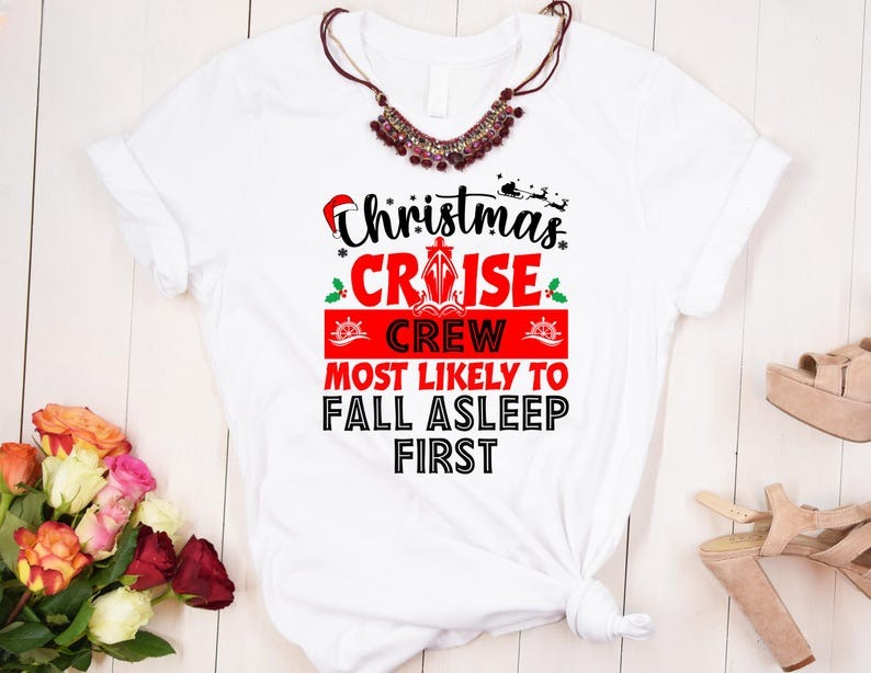 Custom Christmas Cruise Crew Shirt: Holiday Vacation Tee