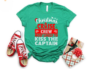 Custom Christmas Cruise Crew Shirt: Holiday Vacation Tee