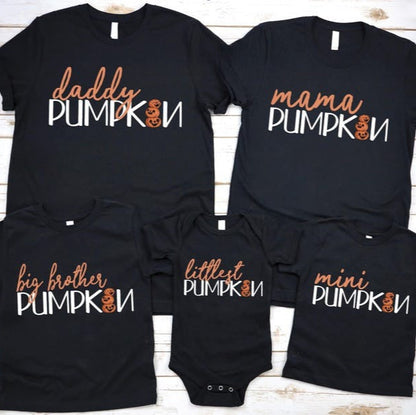 Pumpkin Family Shirts: Matching Halloween Costume, Fall Shirts
