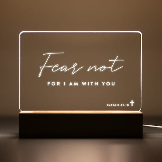 Bible Verse LED Light, Custom LED Night Light, Favorite Bible Verse, LED Frame, New Home Gift, Christian Gift