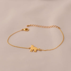 Personalized Cat Bracelet: Engraved Pet Memorial Jewelry